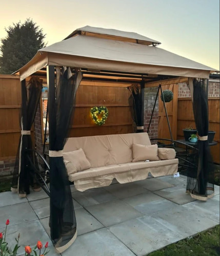 Garden swing bench - bench, seater