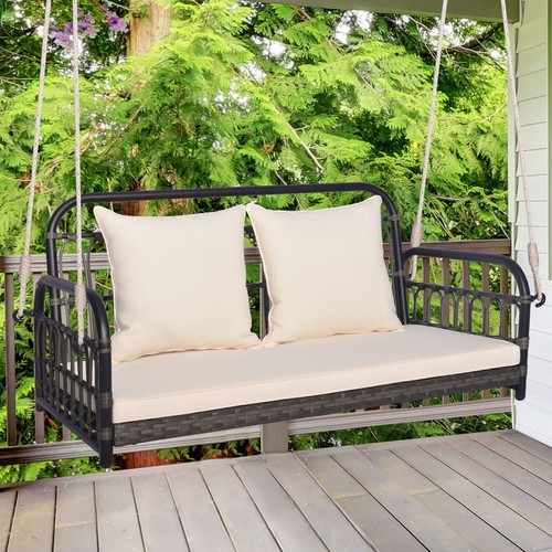 Person patio rattan swing - patio,