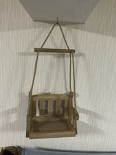 Wooden Hanging Bird Seat