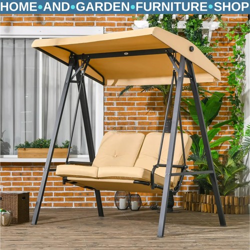 Two seater garden swing bench - two,