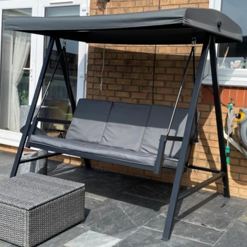 Seater garden swing chair - 3,