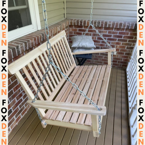 Seater wooden swing chair - 2,