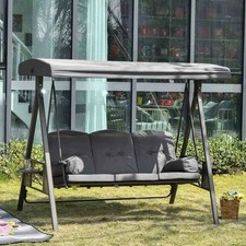 Outsunny 3 Seat Garden Swing